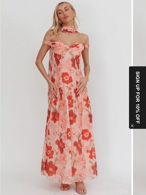 bronte high split gathered bust maxi dress champagne Selfie Leslie Bronte High Split Gathered Bust Maxi Dress Sz XS Champagne Elegant